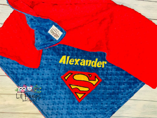 Detail Superman Cape Blanket Nomer 52