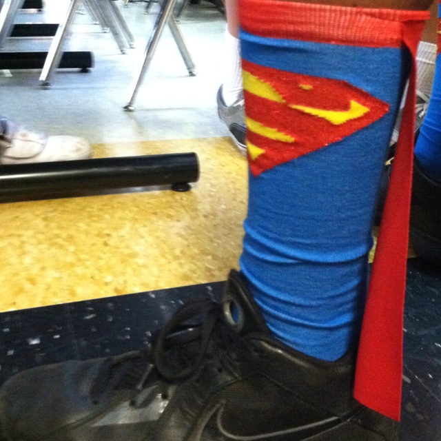 Detail Superman Cape Socks Nomer 35
