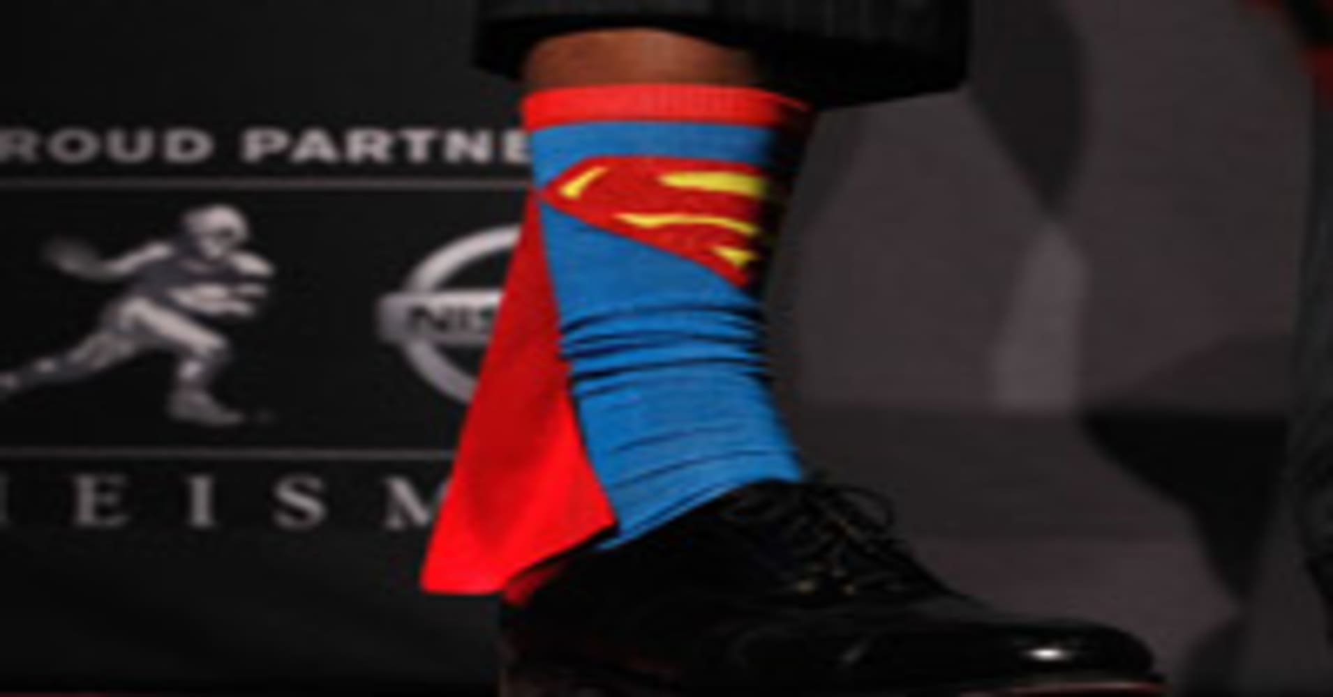 Detail Superman Cape Socks Nomer 50