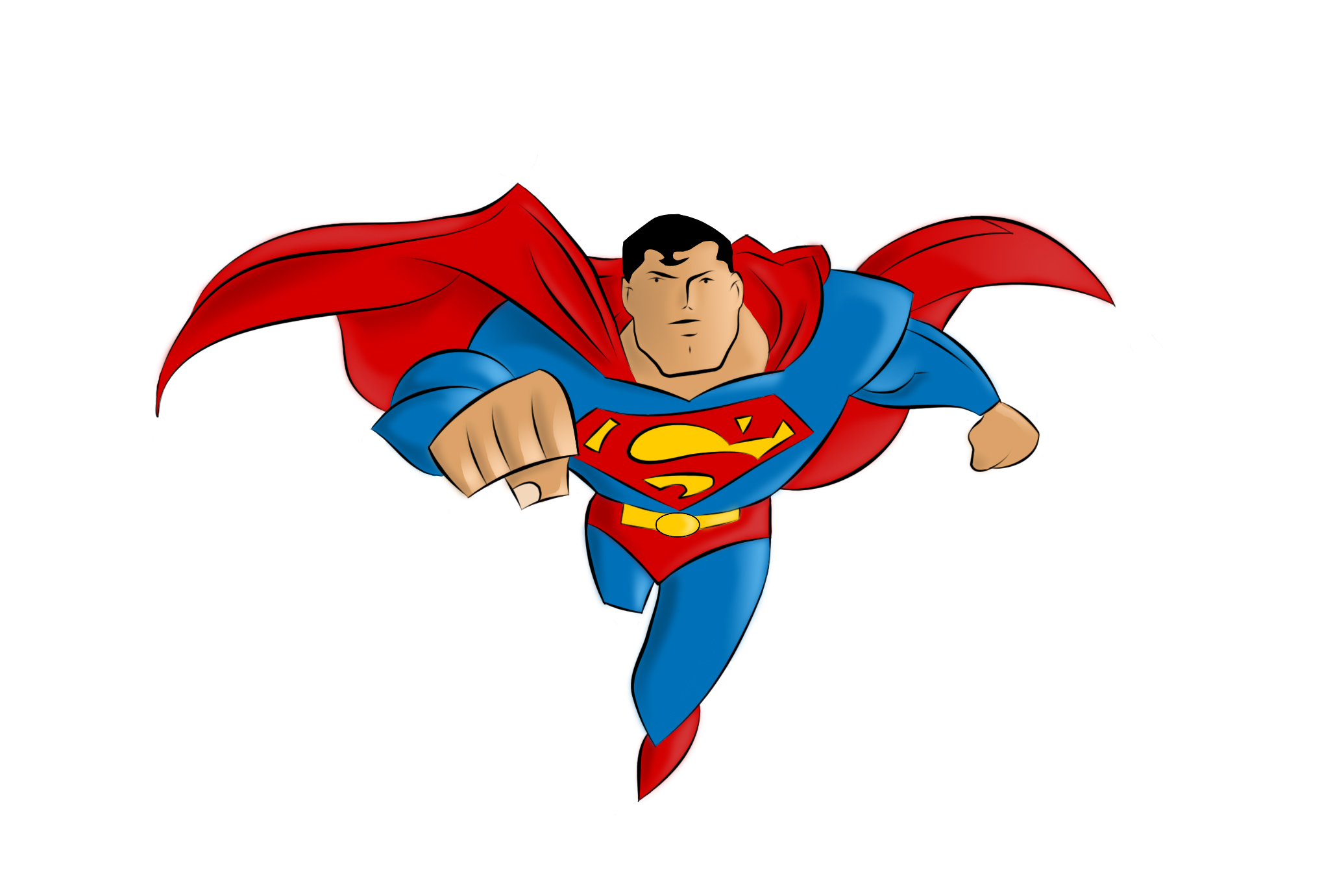 Detail Superman Clipart Free Nomer 4