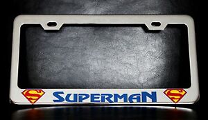 Detail Superman License Plate Frame Nomer 2