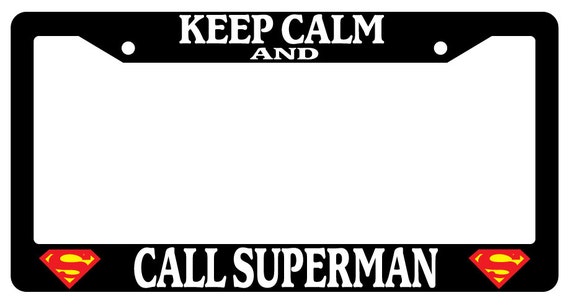 Detail Superman License Plate Frame Nomer 11