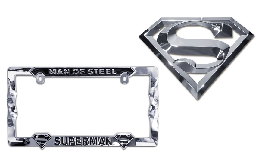 Detail Superman License Plate Frame Nomer 20