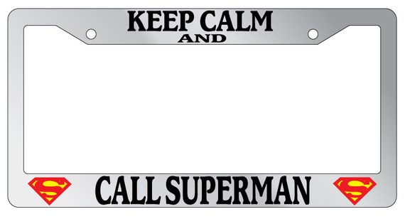 Detail Superman License Plate Frame Nomer 22