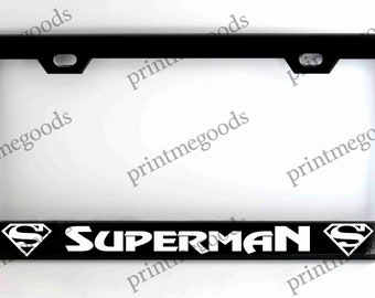 Detail Superman License Plate Frame Nomer 37