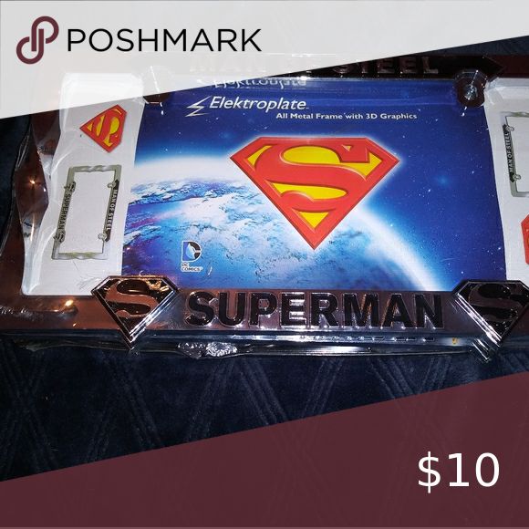 Detail Superman License Plate Frame Nomer 38