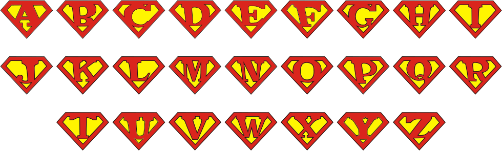 Detail Superman Logo Alphabet Nomer 32