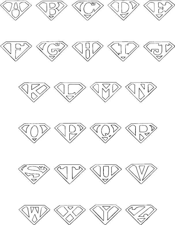 Detail Superman Logo Alphabet Nomer 6