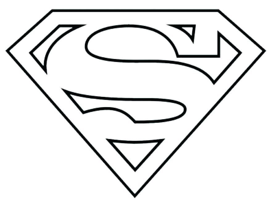 Detail Superman Logo Clipart Black And White Nomer 7