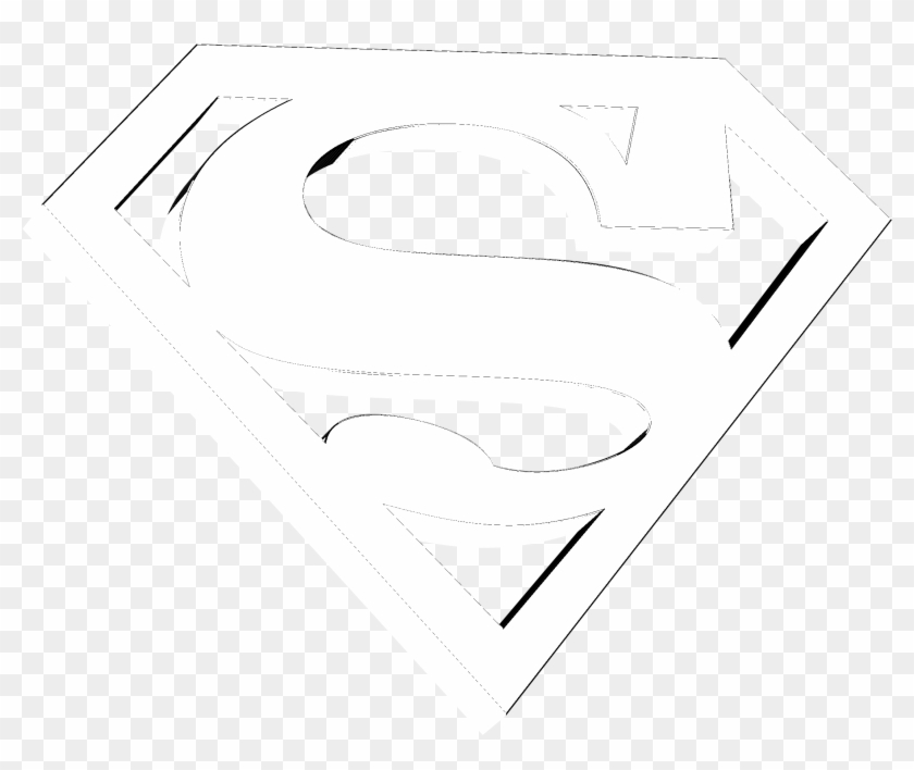 Detail Superman Logo Clipart Black And White Nomer 15