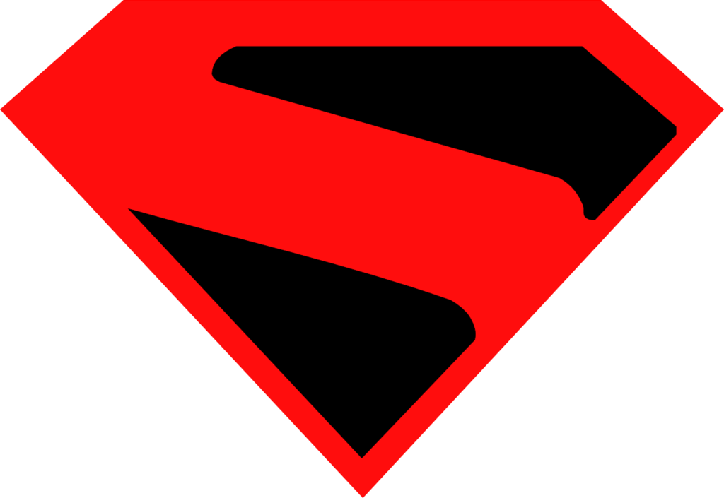 Detail Superman Logo Clipart Black And White Nomer 17