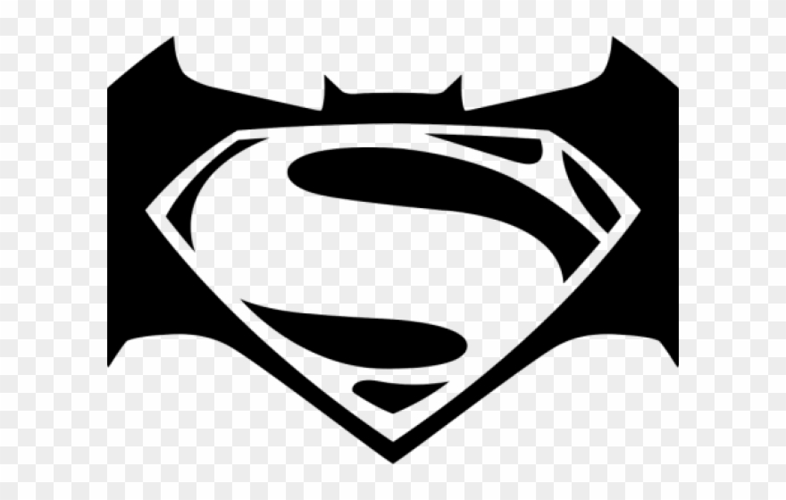 Detail Superman Logo Clipart Black And White Nomer 20