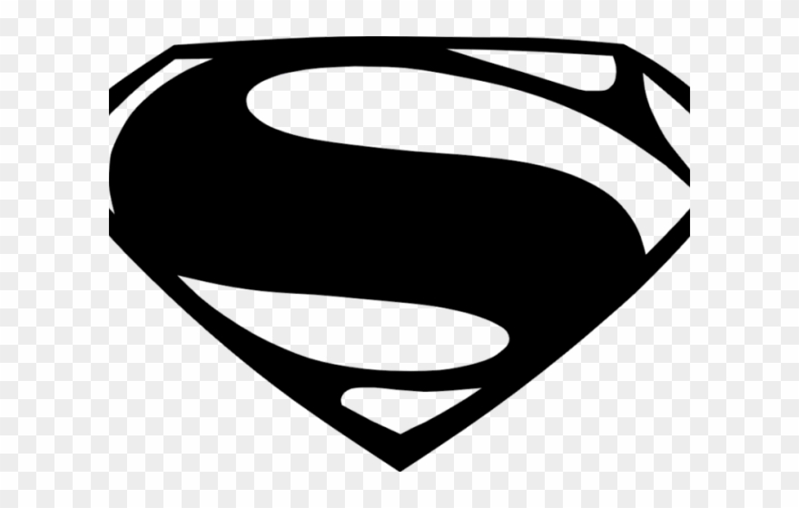 Download Superman Logo Clipart Black And White Nomer 22