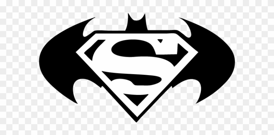 Detail Superman Logo Clipart Black And White Nomer 27