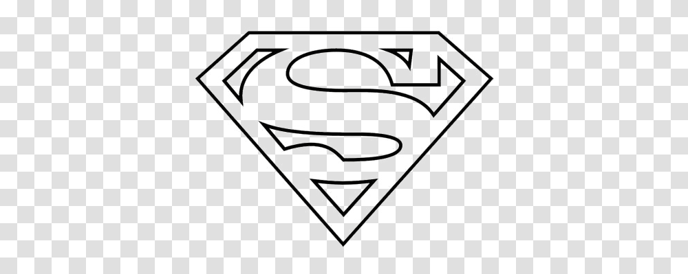 Detail Superman Logo Clipart Black And White Nomer 39