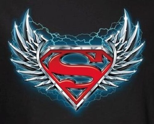 Detail Superman Logo With Angel Wings Nomer 18