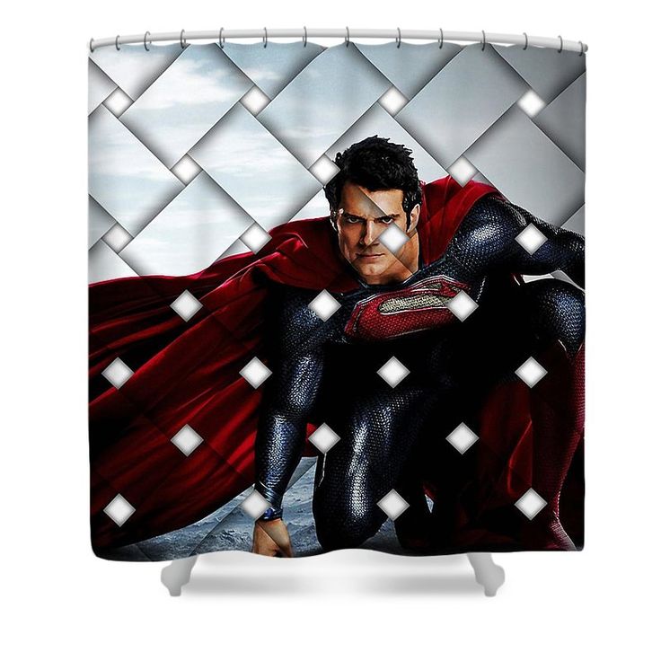 Detail Superman Shower Curtains Nomer 30