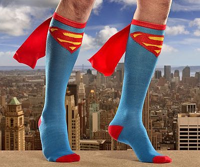 Detail Superman Socks Cape Nomer 12