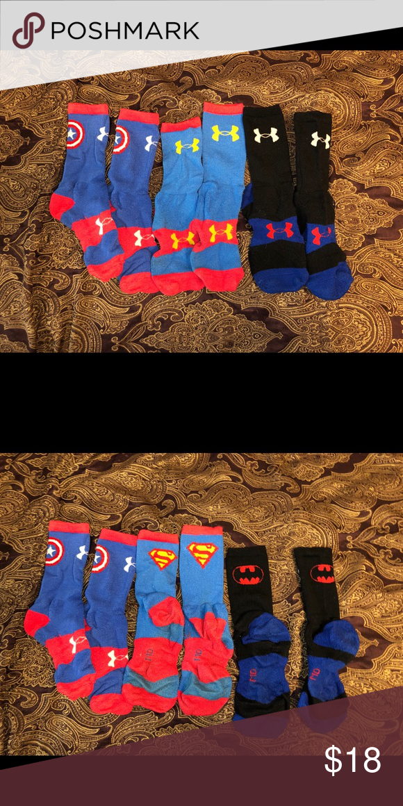 Detail Superman Socks Under Armour Nomer 8