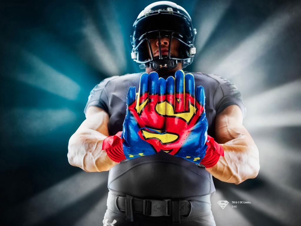 Detail Superman Under Armour Gloves Nomer 22