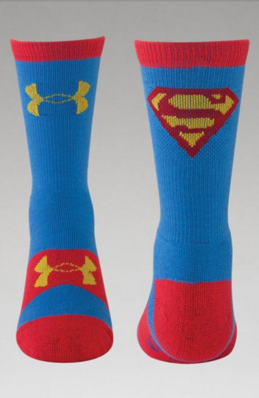 Detail Superman Under Armour Socks Nomer 8