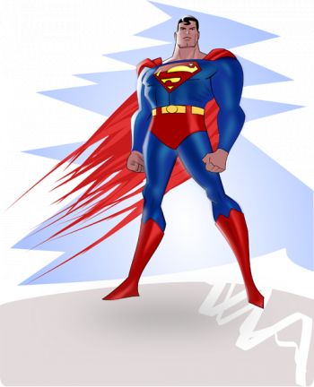 Detail Superman Vector Nomer 21