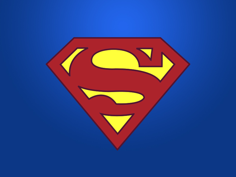 Detail Superman Vector Nomer 33