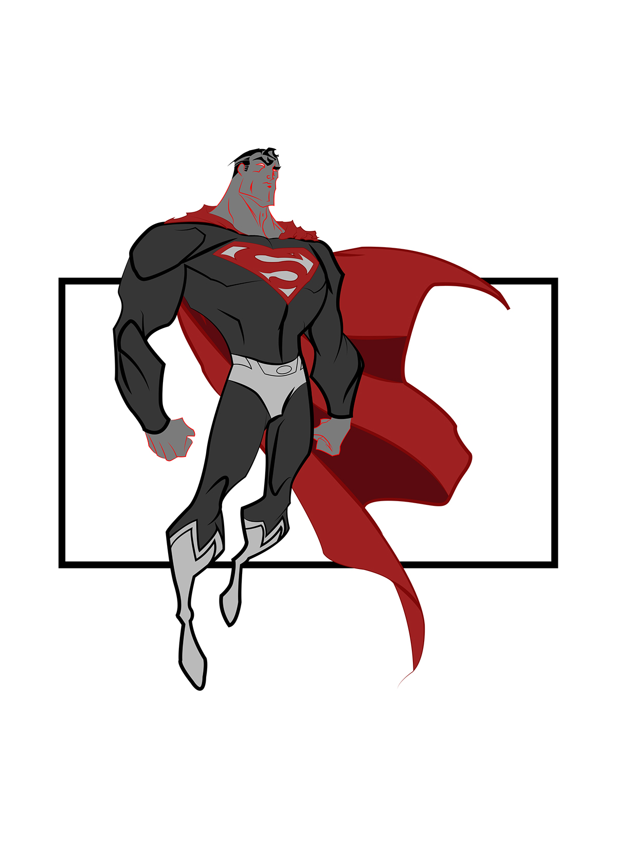 Detail Superman Vector Nomer 47