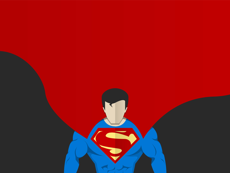 Superman Vector Art - KibrisPDR