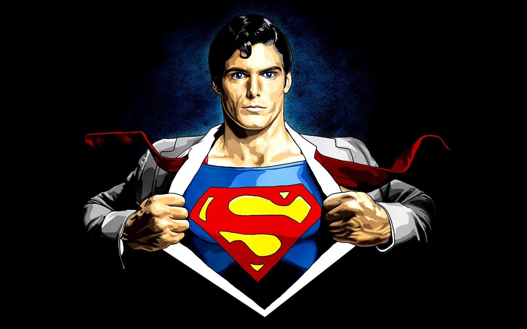 Detail Superman Vector Art Nomer 2