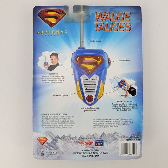 Detail Superman Walkie Talkies Nomer 24