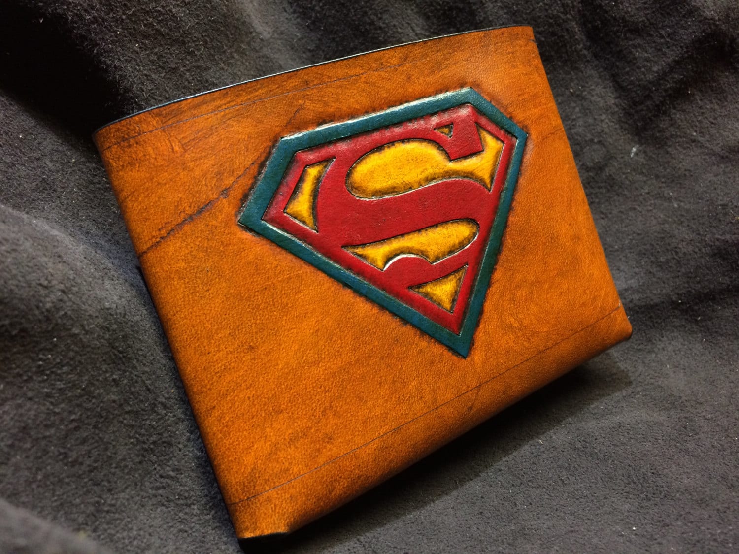 Detail Superman Wallets Leather Nomer 9