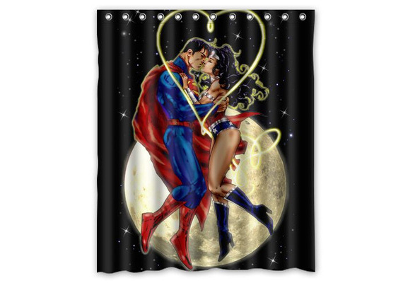 Detail Superman Window Curtains Nomer 48