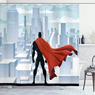 Detail Superman Window Curtains Nomer 8