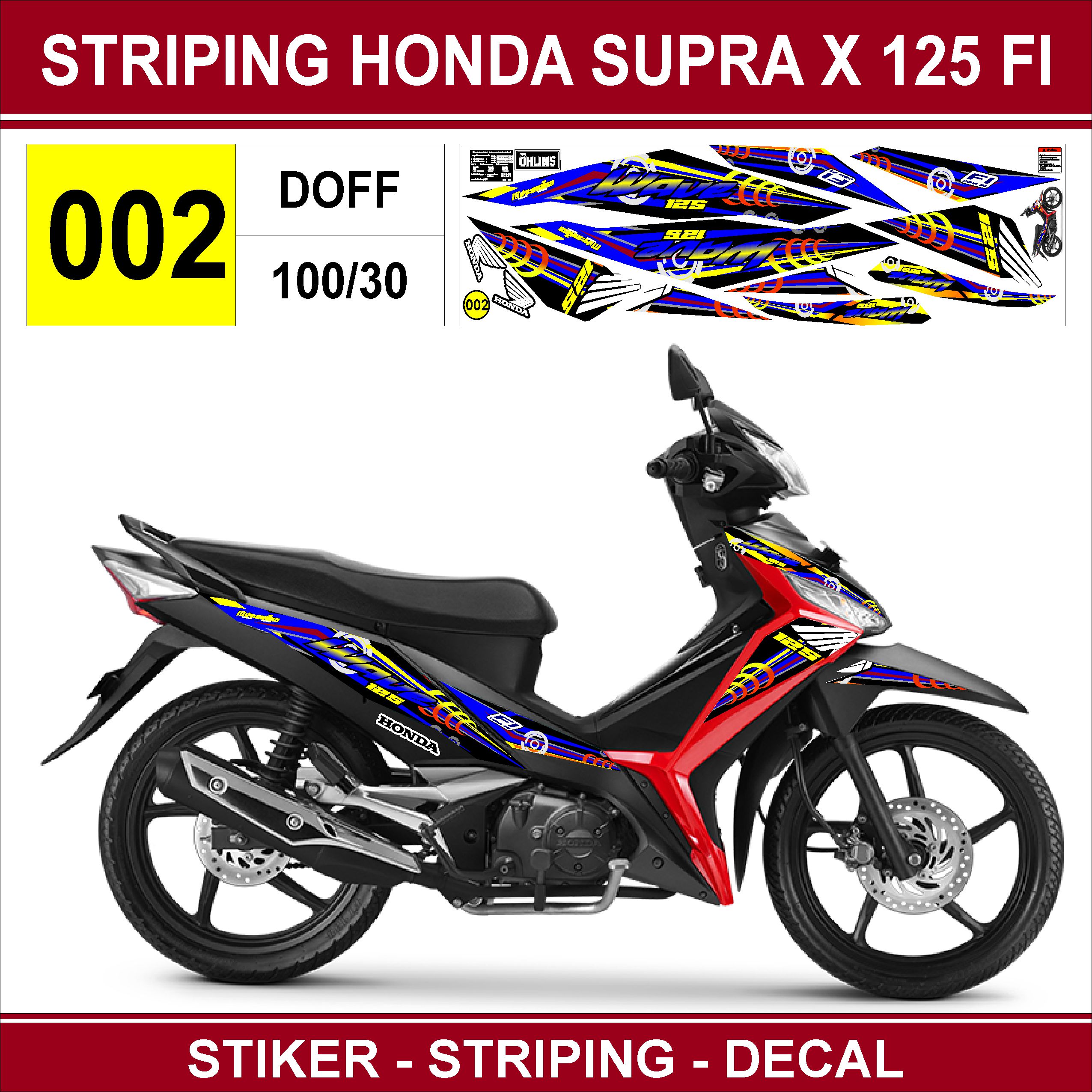 Detail Supra X 125 Variasi Nomer 9