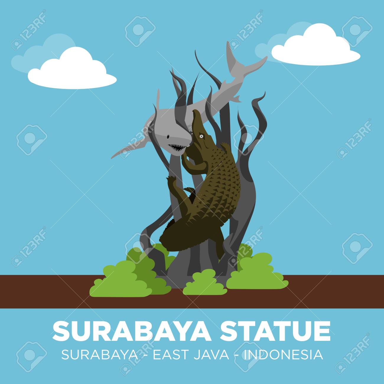 Detail Sura Dan Baya Vector Nomer 19