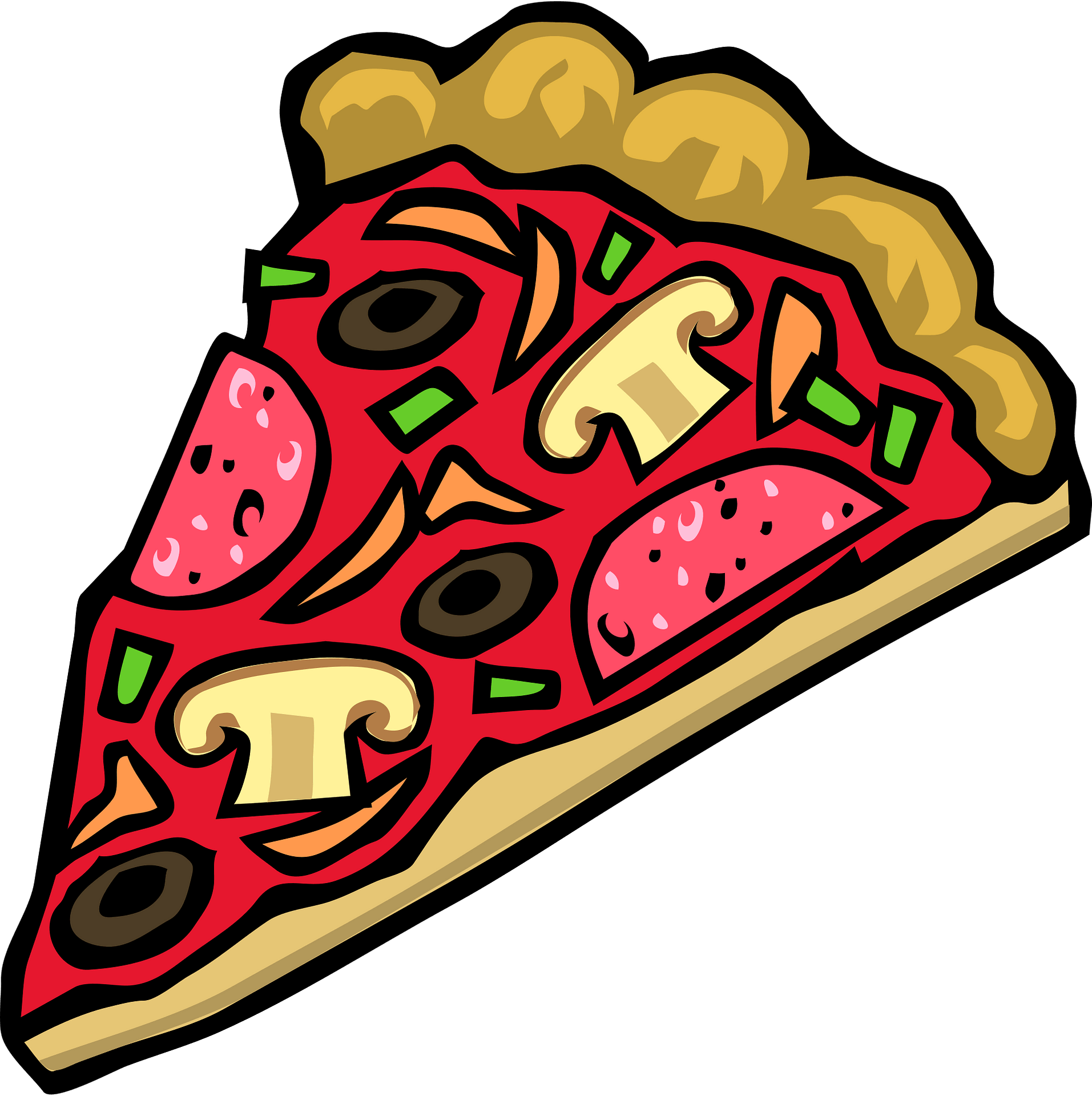 Detail Cartoon Pizza Png Nomer 12