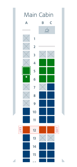 Detail Dash 8 Seating Nomer 12