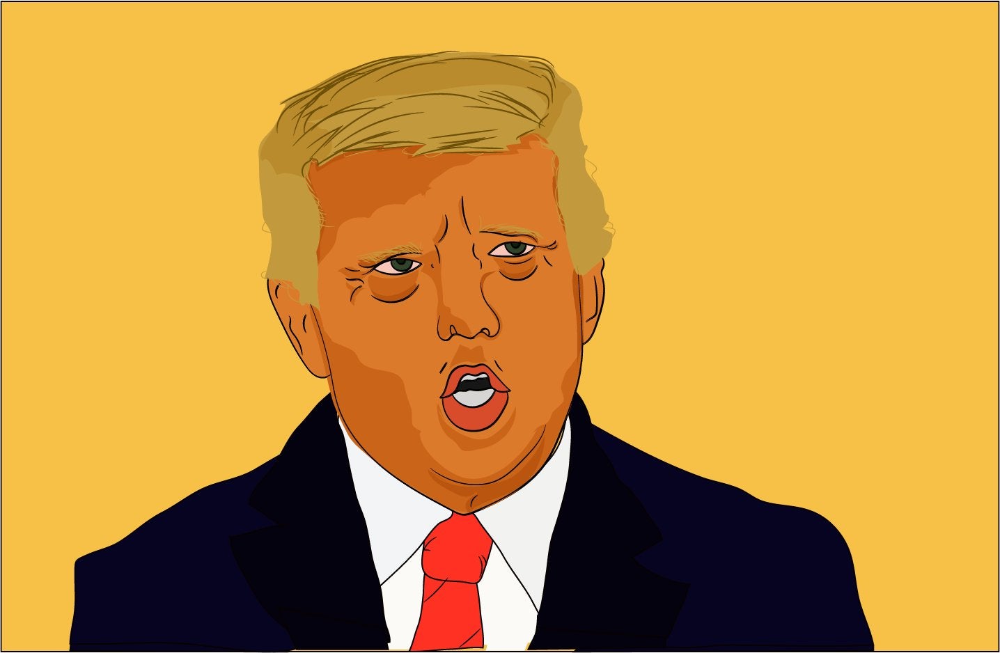 Detail Donald Trump Funny Face Nomer 7