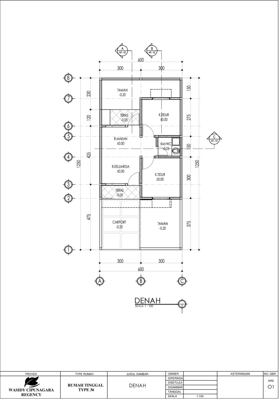 Detail Download Gambar Kerja Rumah Type 36 Nomer 9