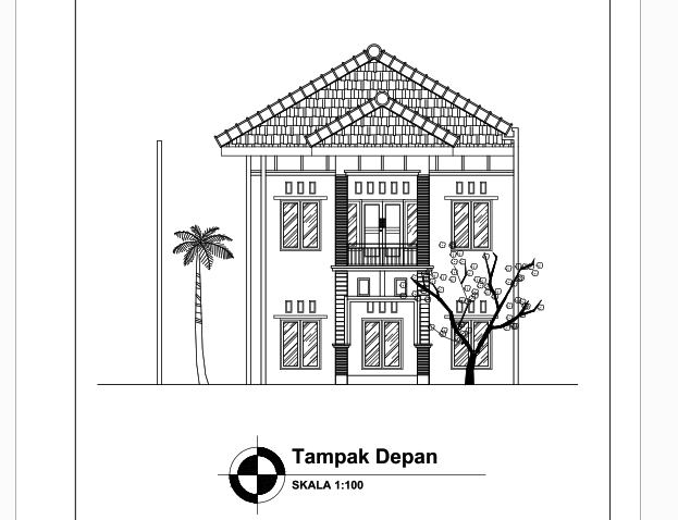 Detail Download Gambar Kerja Rumah Type 45 Nomer 41