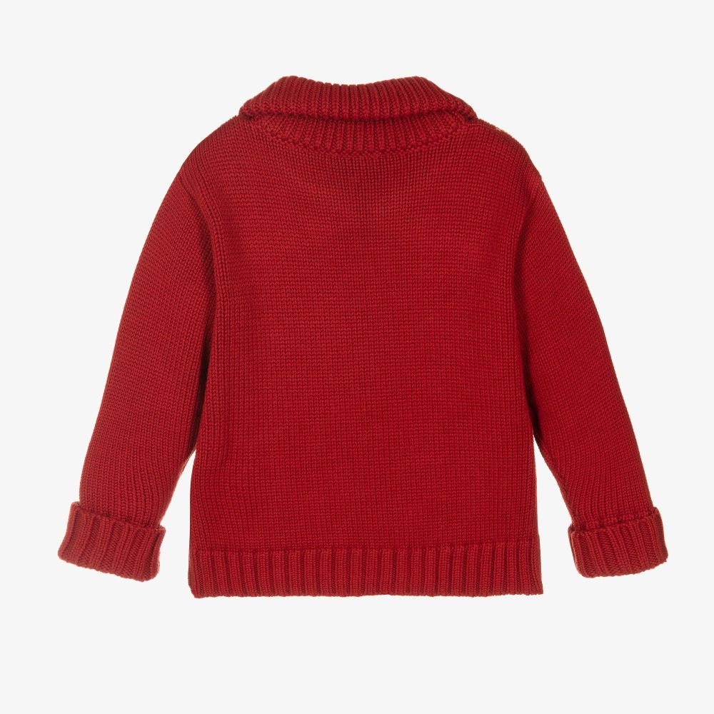 Roter Wollpullover - KibrisPDR