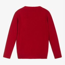 Detail Roter Wollpullover Nomer 4