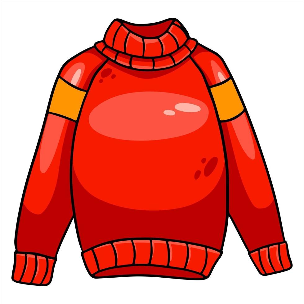 Detail Roter Wollpullover Nomer 6