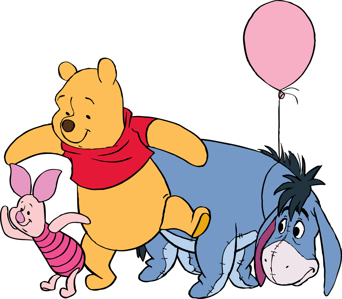 Winnie Pooh Mit Luftballon - KibrisPDR
