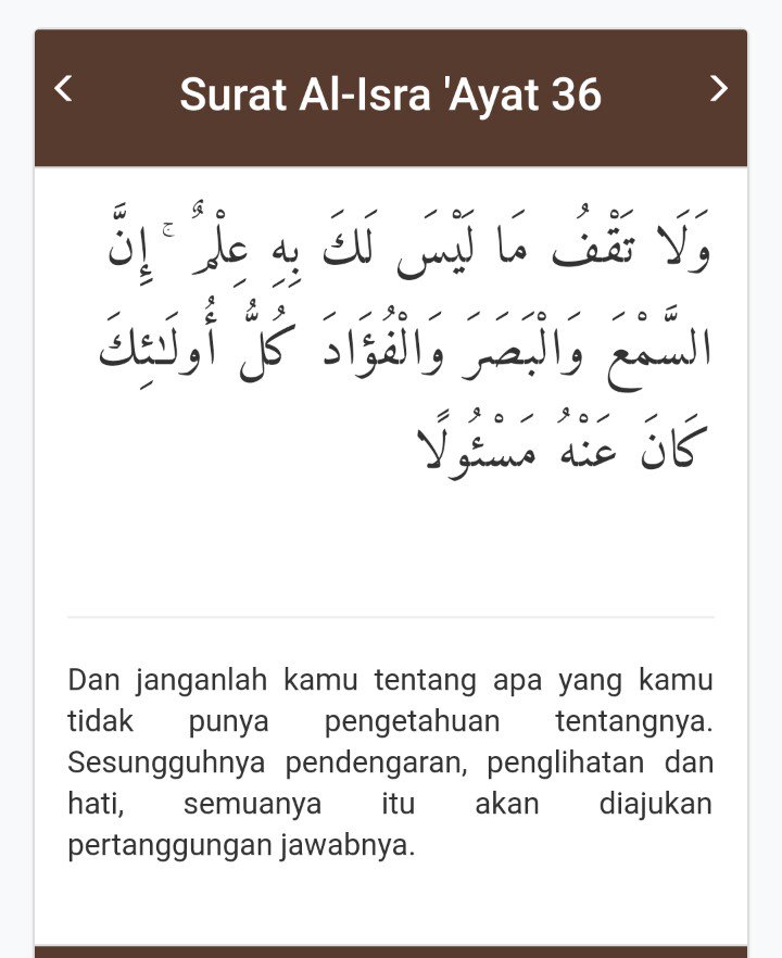 Detail Surat 17 Ayat 36 Nomer 3