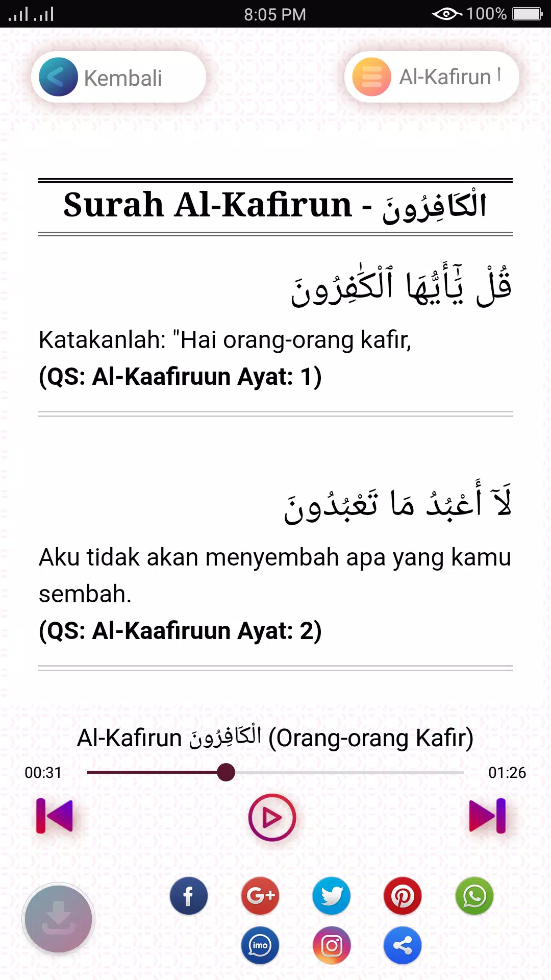 Detail Surat 2 Pendek Nomer 10