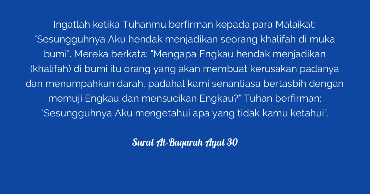 Detail Surat 30 Ayat 30 Nomer 45