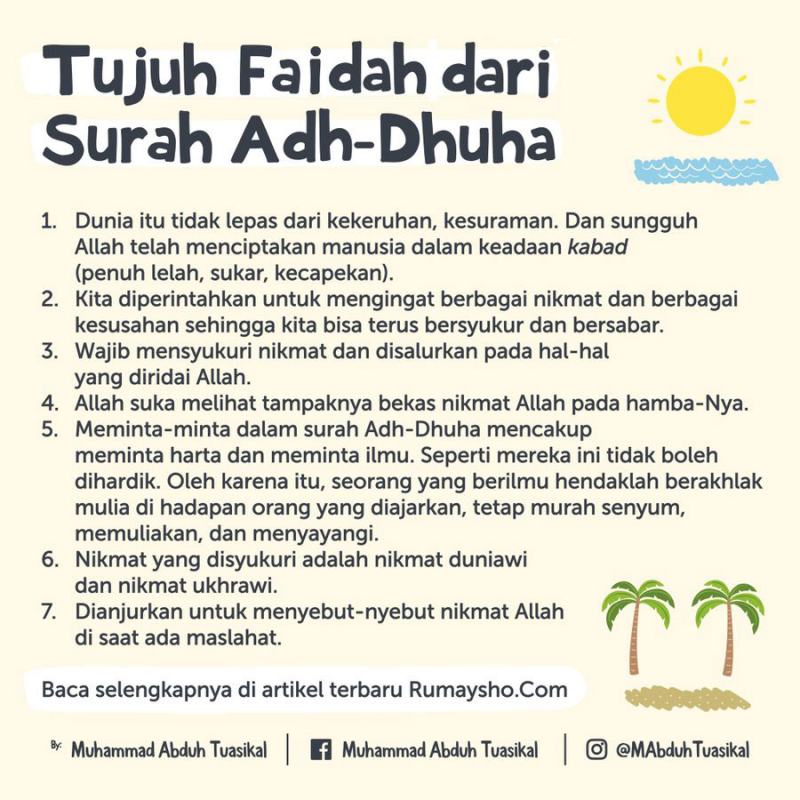 Detail Surat Ad Dhuha Ayat 7 Nomer 21