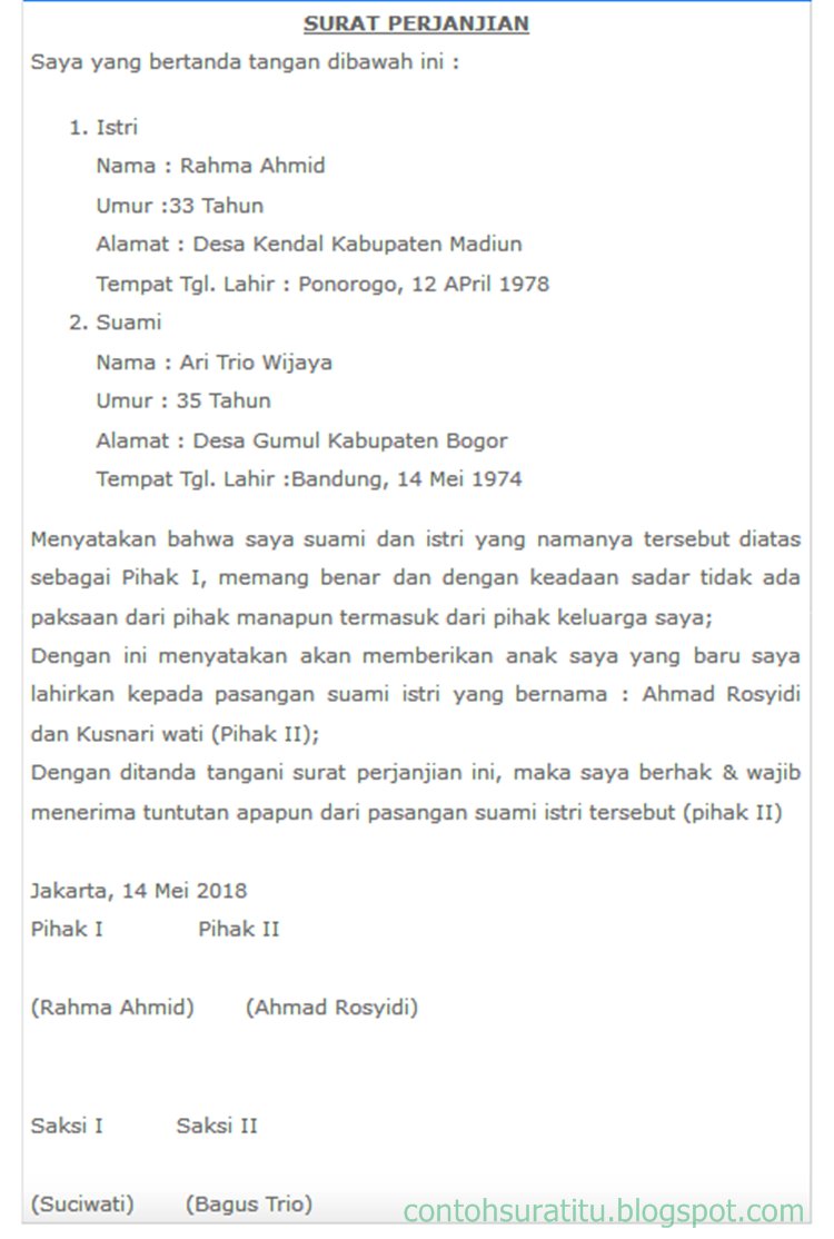 Detail Surat Adopsi Anak Nomer 21